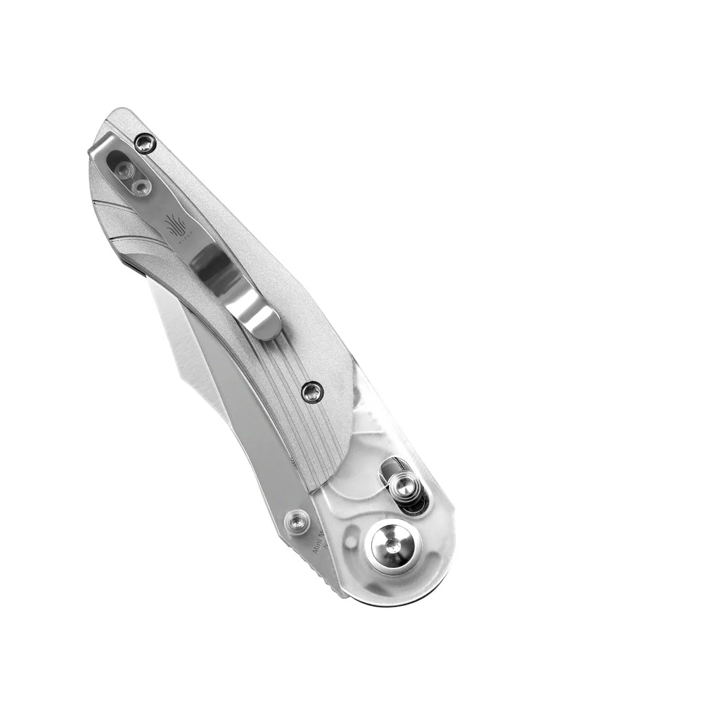 KIZER Mini Mystic Nitro-V Blade Acrylic & Aluminum & Clutch Lock 3.2"