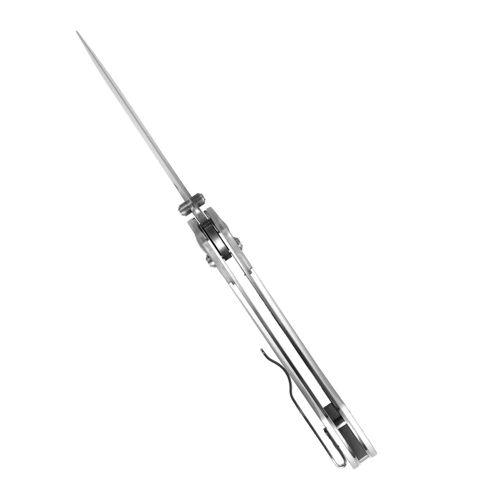 KIZER Mini Mystic Nitro-V Blade Acrylic & Aluminum & Clutch Lock 3.2"