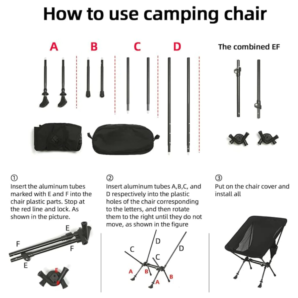 Goritta Works 2 in 1 Walking Stick Chair