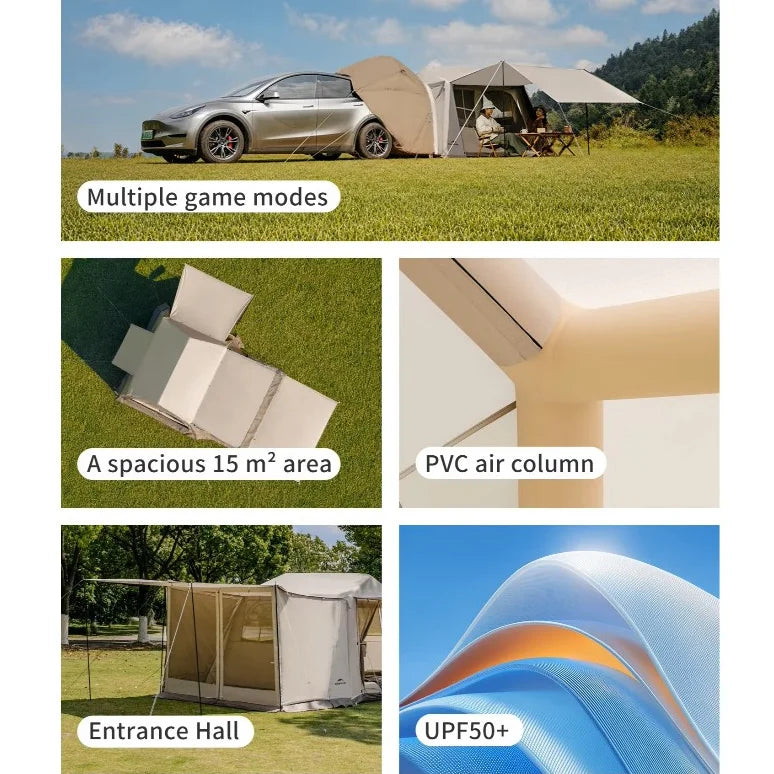 Naturehike Village 6.0 Air Inflatable Tent – Quicksand Gold