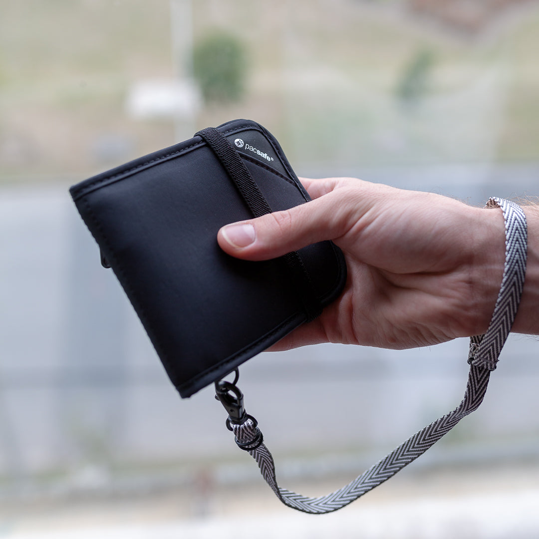 Pacsafe RFIDsafe V100 RFID Blocking Bifold Wallet
