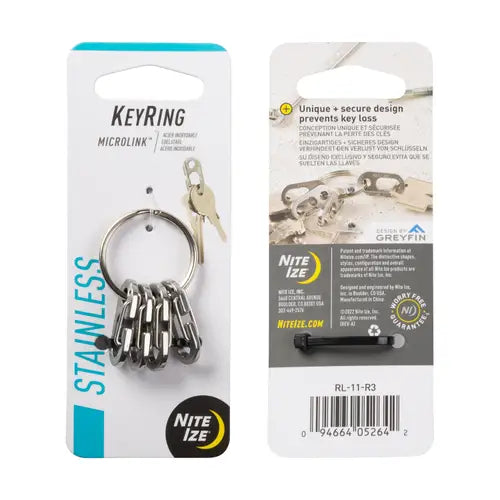 Nite Ize KeyRing Microlink Stainless