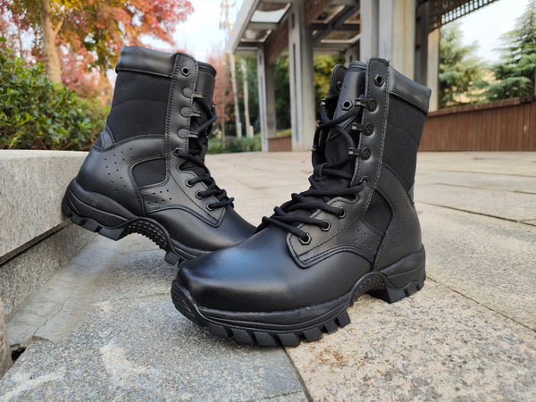 Gl Extra Tactical Boot w/ YKK Side Zip Black