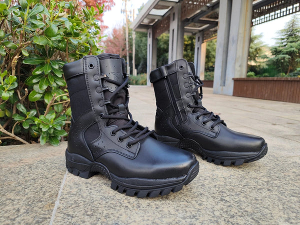 Gl Extra Tactical Boot w/ YKK Side Zip Black