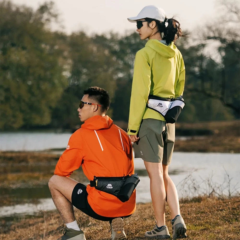 AONIJIE Waterproof Waist Messenger Bag Black- FH2501