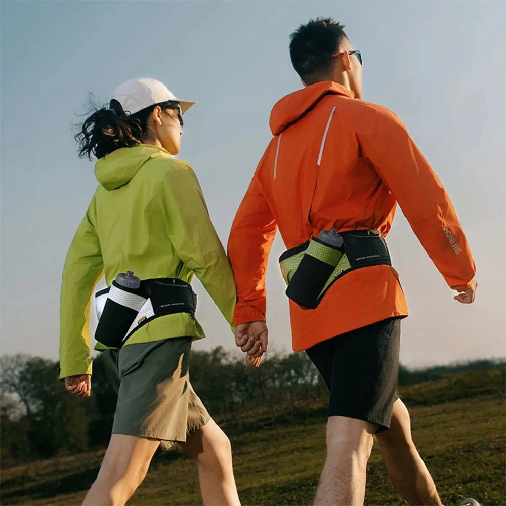 AONIJIE Waterproof Waist Messenger Bag Black- FH2501