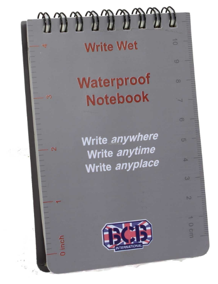 BCB Write Wet Waterproof Notebook