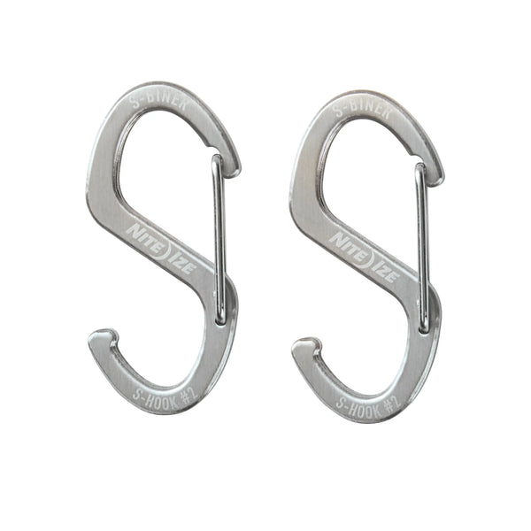 Nite Ize S-Biner Hook 'N Hold S-Hook 2pk