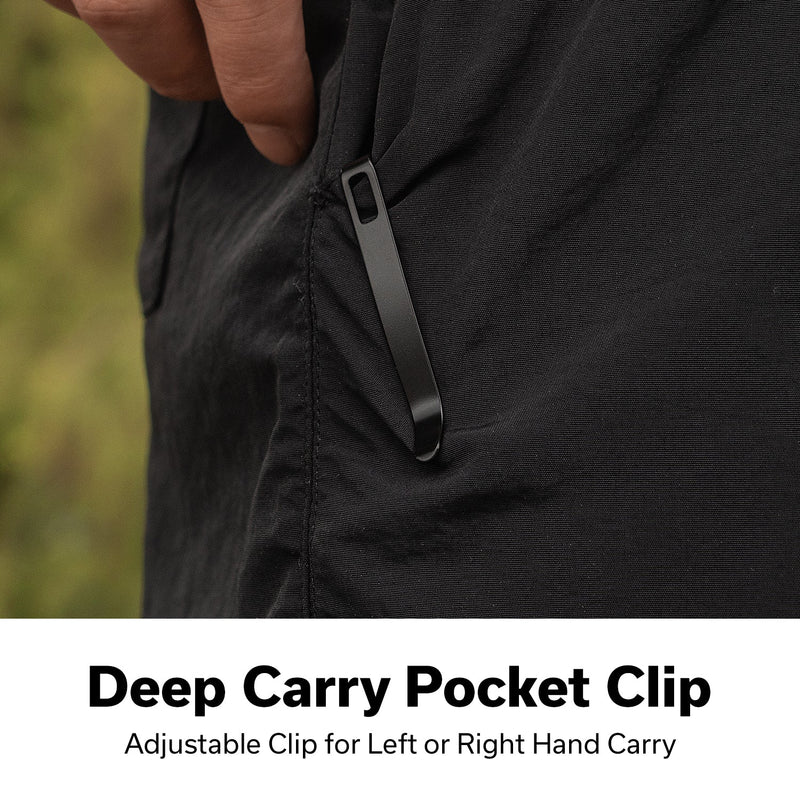 SENCUT Aetheris Black Canvas Micarta Handle Black9Cr18MoV Blade 3.68"