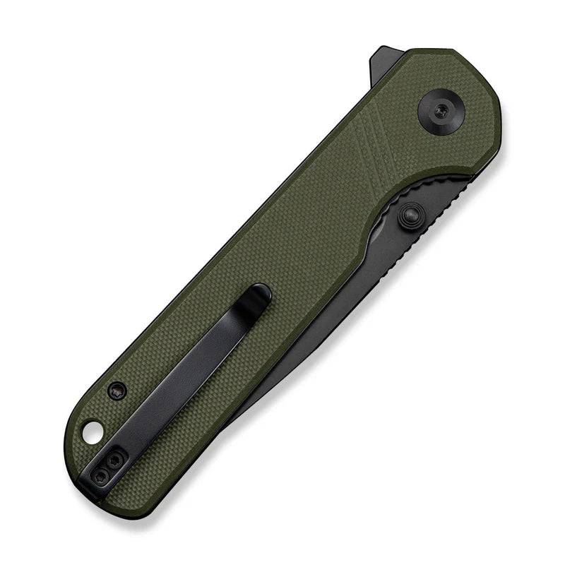SENCUT Aetheris OD Green G10 Handle Black 9Cr18MoV Blade 3.68"