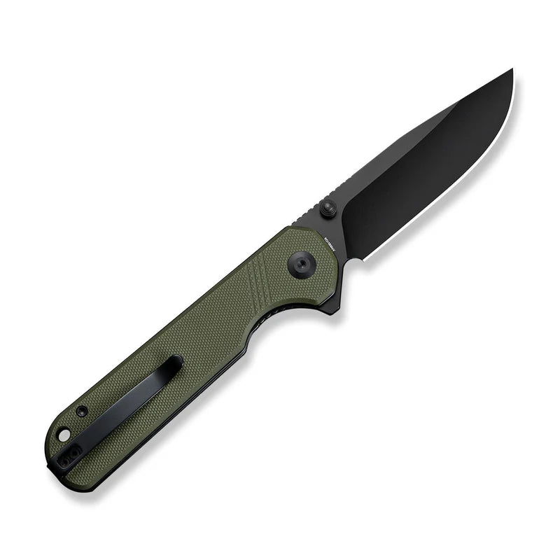 SENCUT Aetheris OD Green G10 Handle Black 9Cr18MoV Blade 3.68"