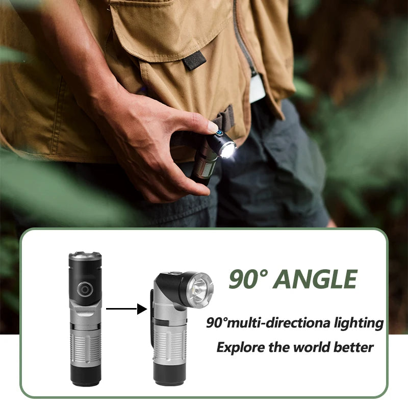 Naturehike Outdoor Corner Rotating Flashlight 430 Lumens