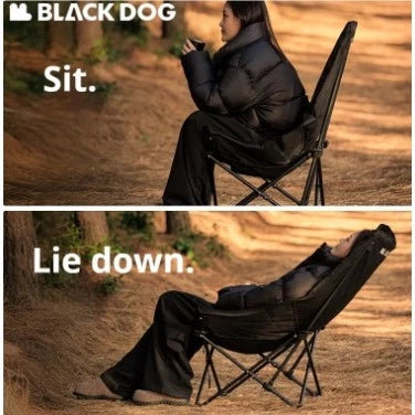 Blackdog Floating Moon UC Adjustable Folding Lounge Chair w/ Cotton