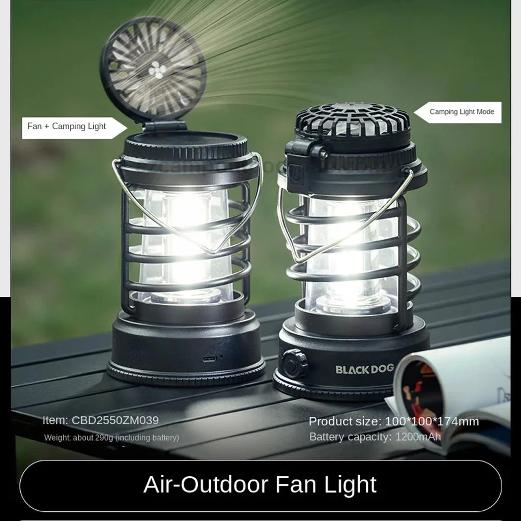 Blackdog Wind Guide Outdoor Fan Lamp