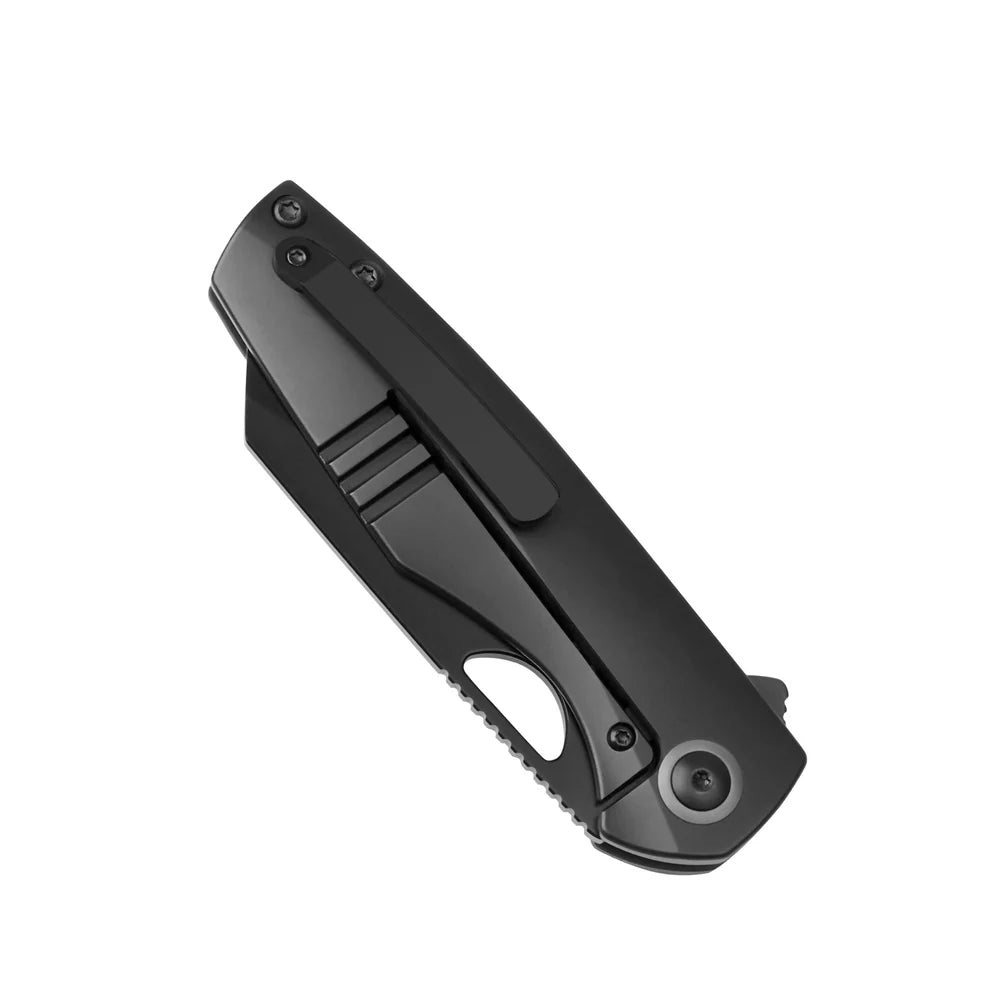 KIZER Sparrow S45VN Blade Marble Carbon Fiber + Titanium Handle 3.25"