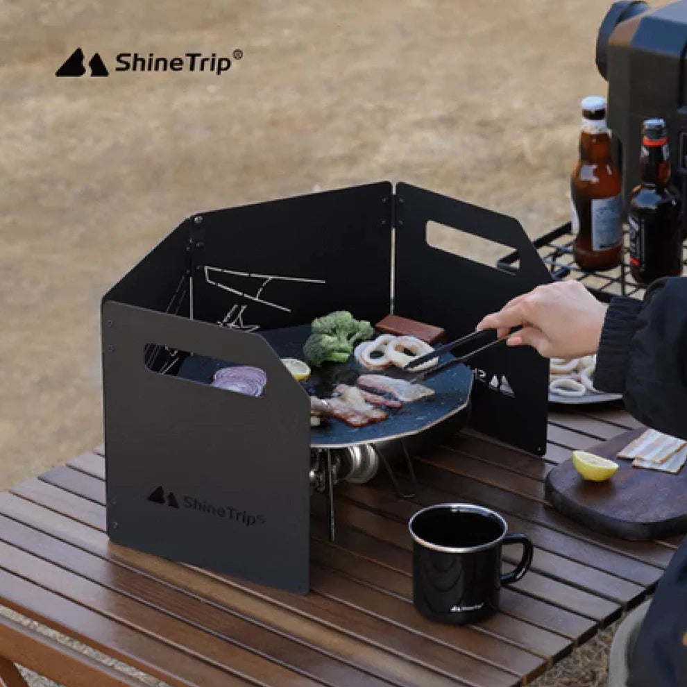 ShineTrip ChangChui Camping Windshield Black-Set