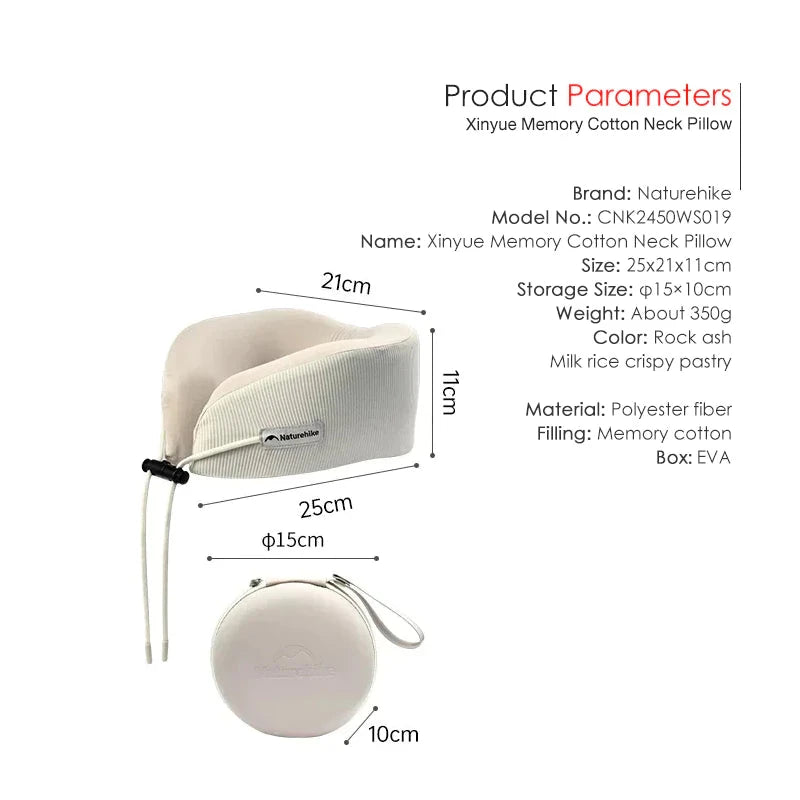 Naturehike Xinyue Memory Cotton Neck Pillow