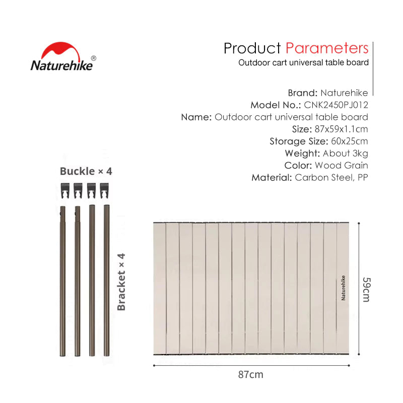 Naturehike Outdoor Cart Universal Table Board