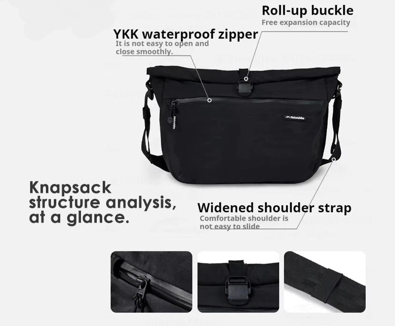 Naturehike Oxygen 2-in-1 Roll-top Crossbody Bag