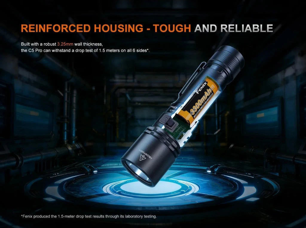 Fenix C5 PRO High Performance Outdoor Flashlight 2000 Lumens