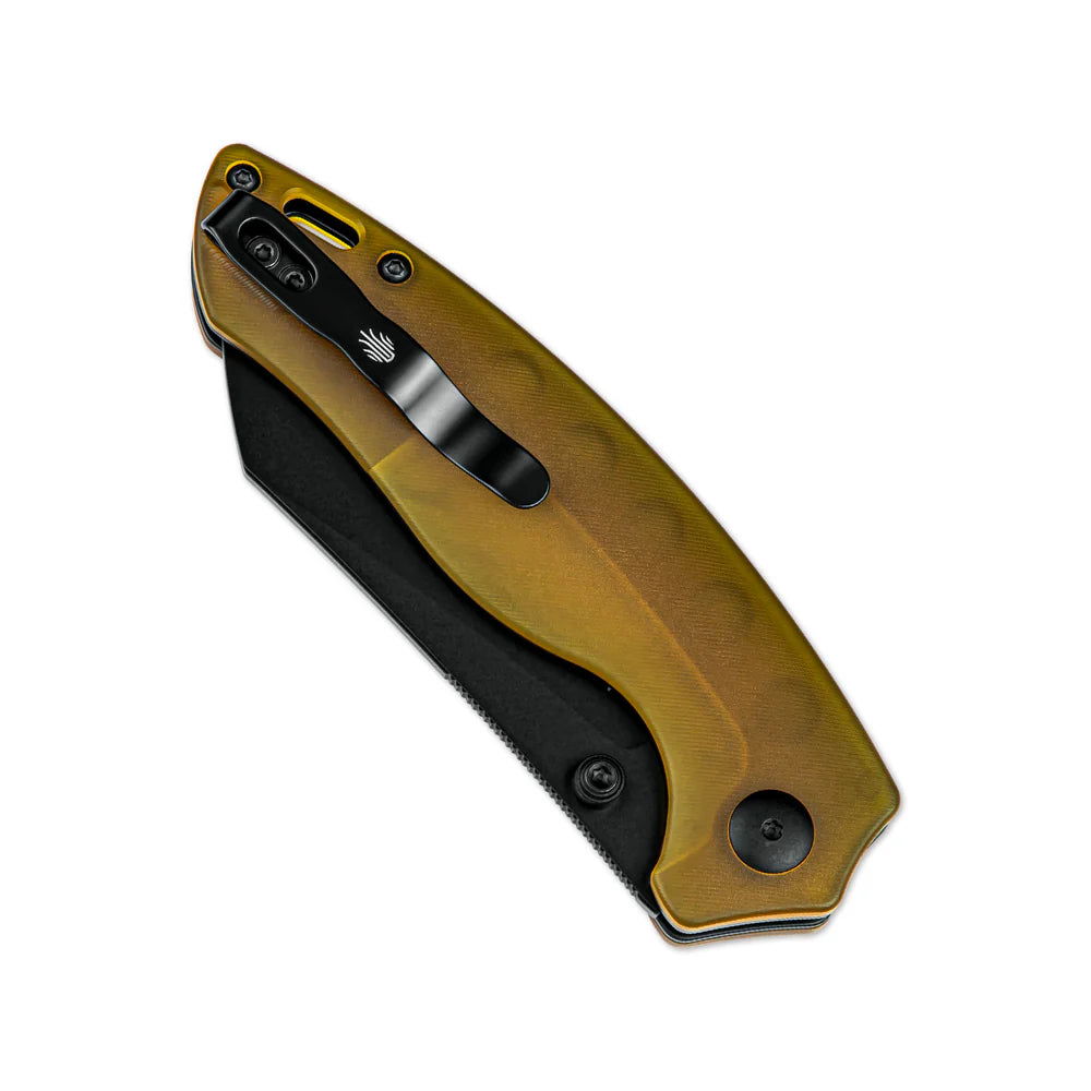 KIZER Towser K 154CM Blade Pei & Steel Liner 3.46"