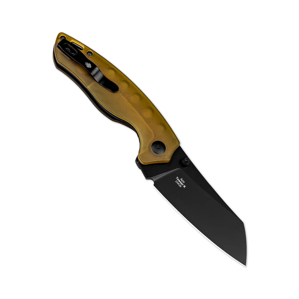 KIZER Towser K 154CM Blade Pei & Steel Liner 3.46"