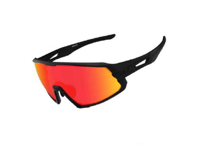 Xunqi XQ-558A Polarized Multi Lens Black Frame and Red lens