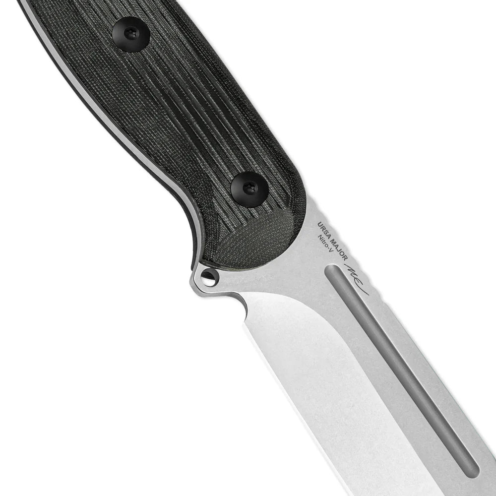 KIZER Ursa Major Nitro-V Blade Micarta Handle 4.43"