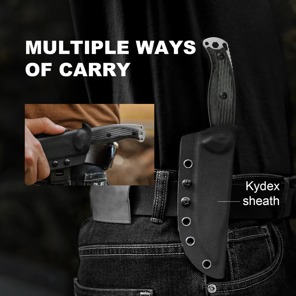 KIZER Ursa Major Nitro-V Blade Micarta Handle 4.43"