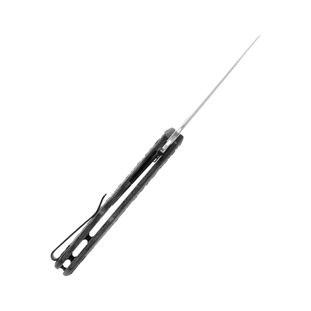 KIZER Skinner Nitro-V Blade Micarta Handle Liner Lock 3.32"