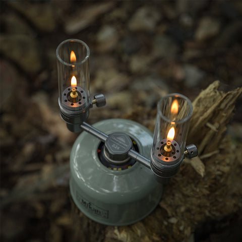 Campingmoon Gas Candle Lantern w/ Case