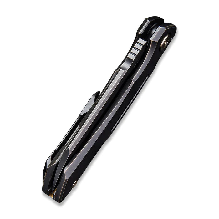 WEKNIFE Mini Buster Flipper Knife Titanium Handle