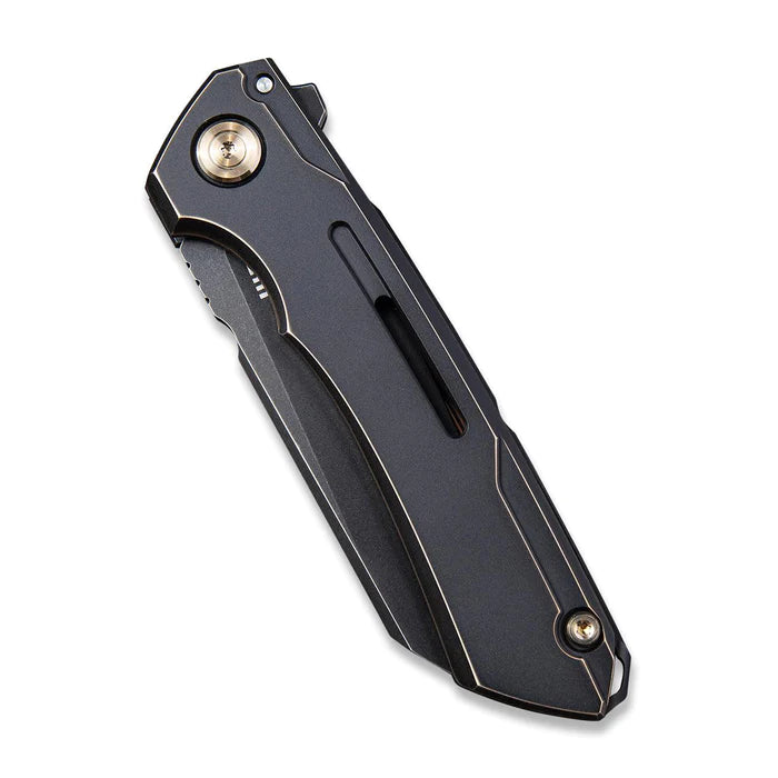 WEKNIFE Mini Buster Flipper Knife Titanium Handle