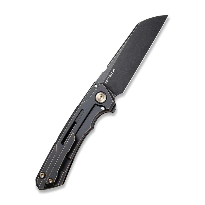 WEKNIFE Mini Buster Flipper Knife Titanium Handle