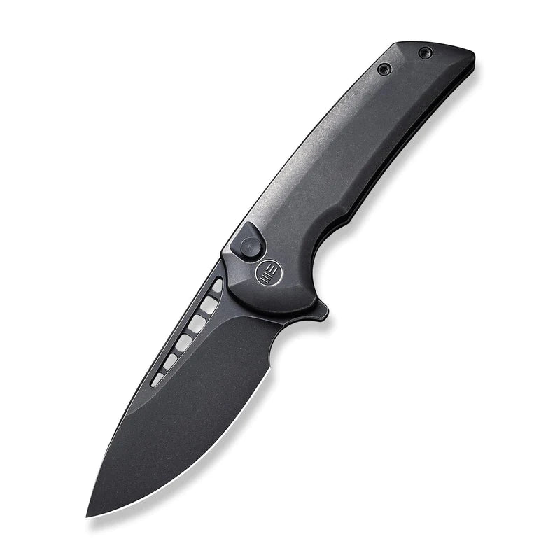 WEKNIFE Mini Malice Flipper & Button Lock Knife Titanium Handle