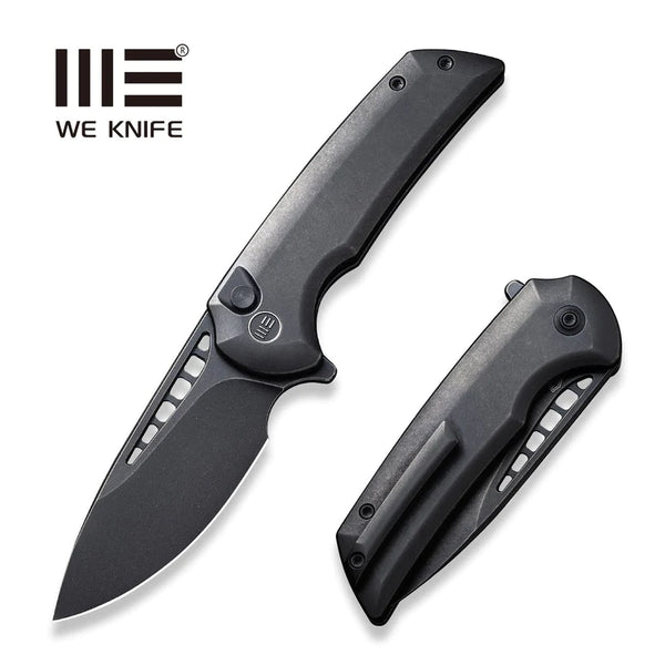 WEKNIFE Mini Malice Flipper & Button Lock Knife Titanium Handle