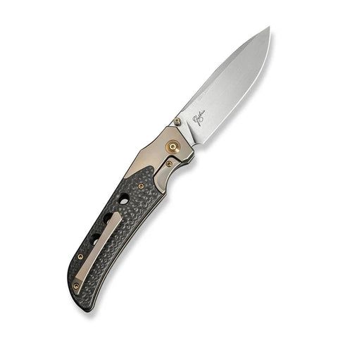 WEKNIFE WE-Guthrie Flipper Knife Titanium & Carbon Fiber Handle