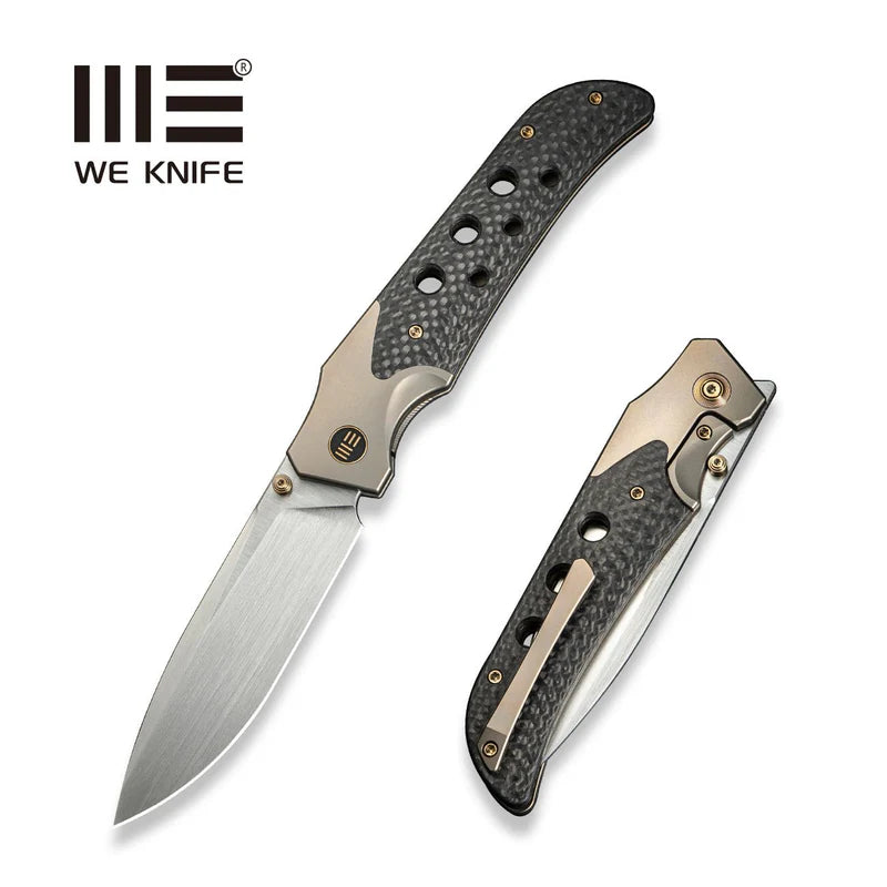 WEKNIFE WE-Guthrie Flipper Knife Titanium & Carbon Fiber Handle