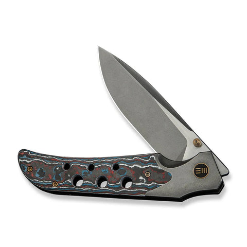 WEKNIFE WE-Guthrie Flipper Knife Titanium & Carbon Fiber Handle