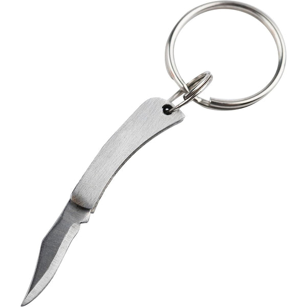 Munkees Micro Folding Knife Keychain, World's Smallest Knife, Mini Portable  Cutters Keyring, Tiny Pocket Tactical Blade for Outdoors 