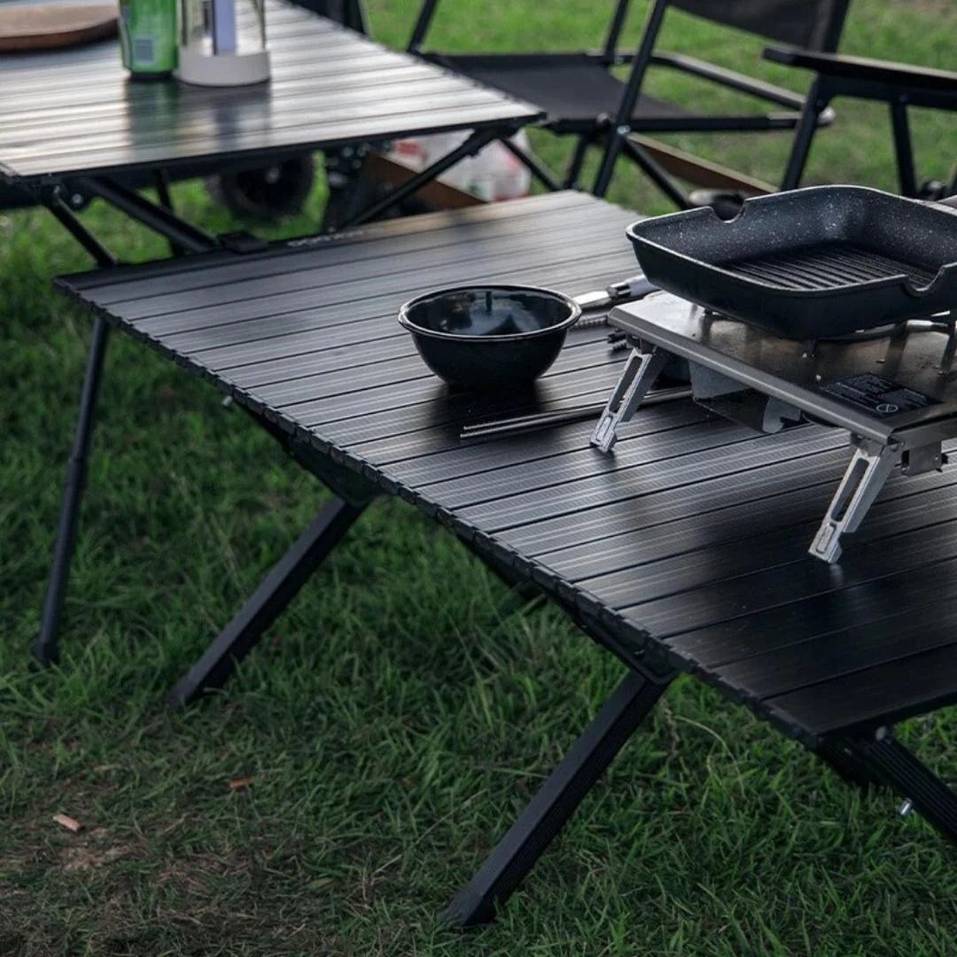【KZM】UNION IRON MESH LOW BBQ TABLE CLEARANCE] KZM Union Iron Mesh Low BBQ Table – GL Extra