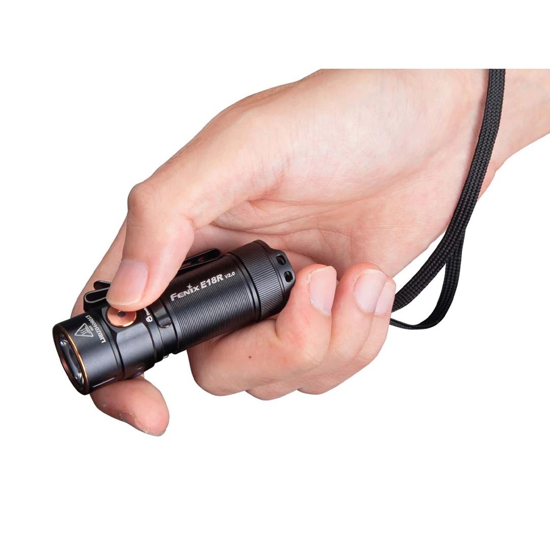 fenix compact flashlight Fenix E18R V2.0 Ultra Compact Flashlight 1200 Lumens – GL Extra Enterprise