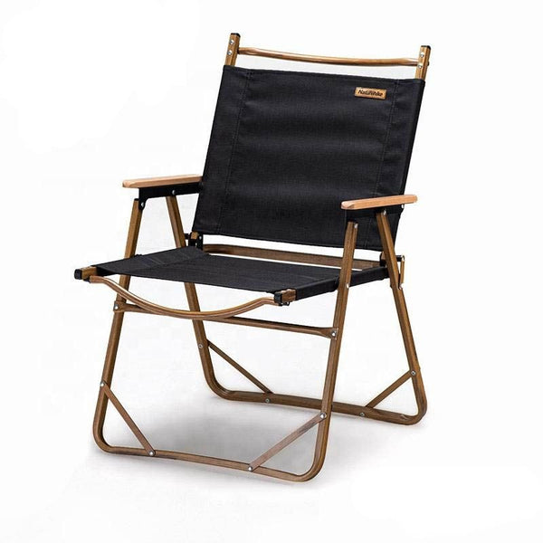 Naturehike MW02 Outdoor Foldable Wooden Grain Aluminum Camping Chair