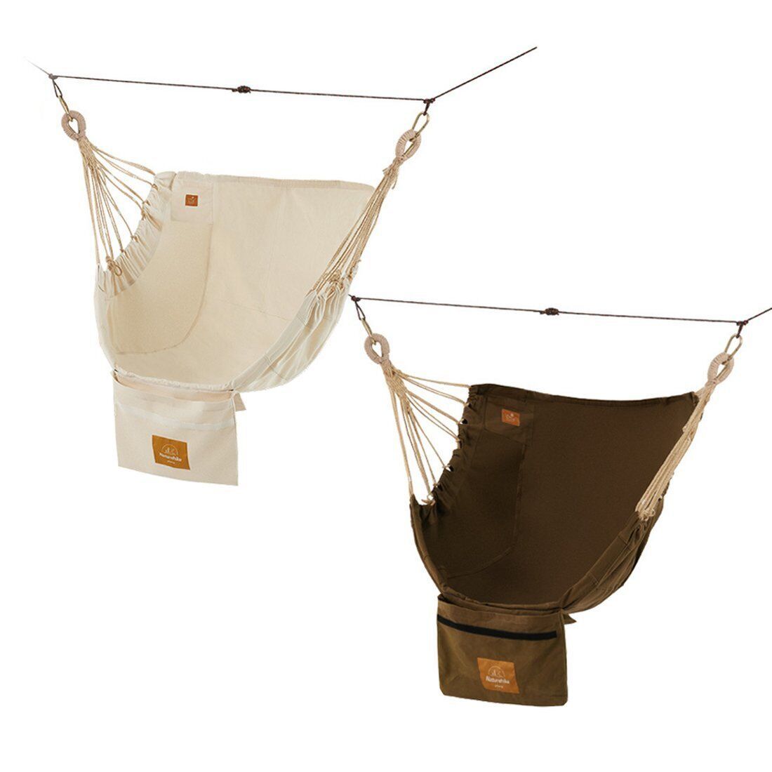 Naturehike DC-G04 Plain Camping Canvas Swing Chair w/ Bracket