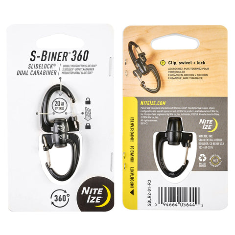 Nite Ize S-Biner 360 Slidelock Dual Carabiner