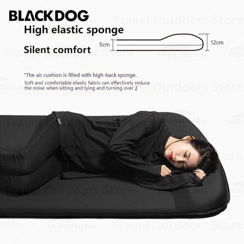 Blackdog Self-Inflating Single Bed With Pillow