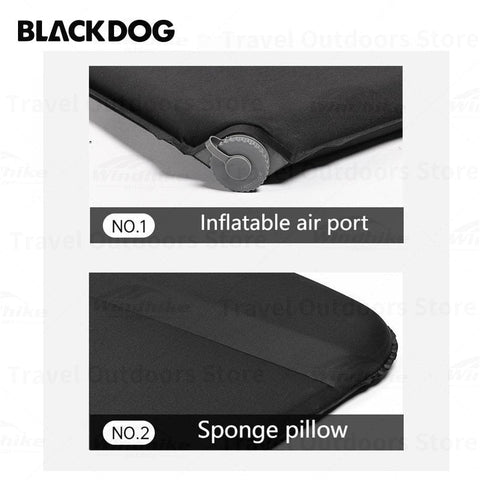 Blackdog Self-Inflating Single Bed With Pillow