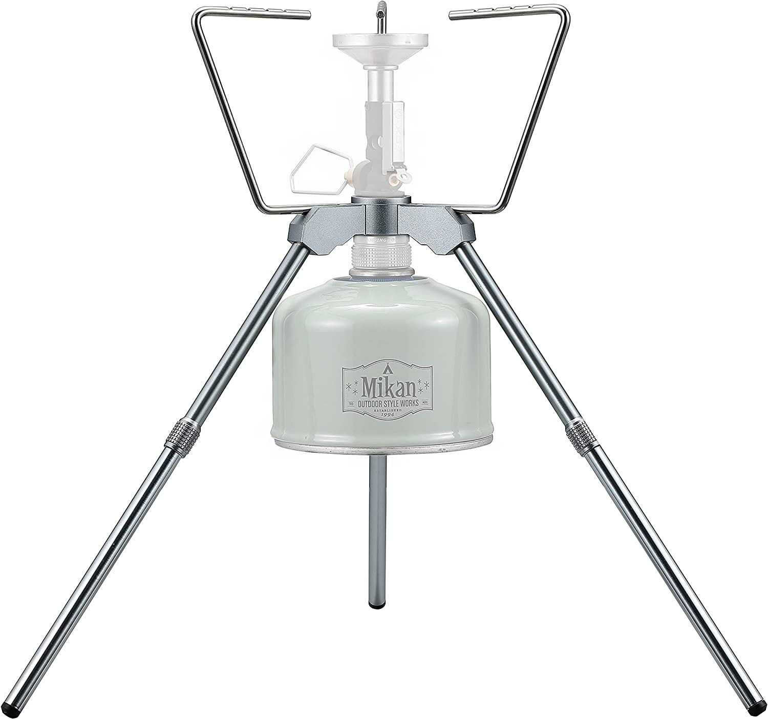 Campingmoon Backpacking Stove Stand High Type w/ Upper Support Trivet