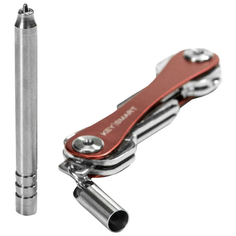 KeySmart Nano Pen Stainless Steel