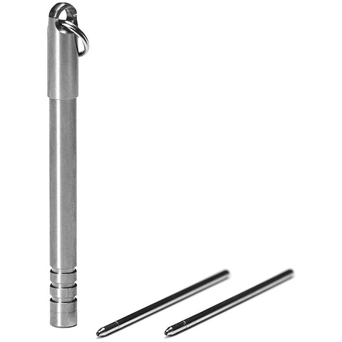 KeySmart Nano Pen Stainless Steel